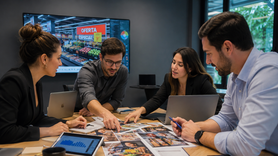 Trabalho em equipe, planejamento estratégico de comunicação corporativa, trade marketing, design de experiência do cliente e tomada de decisão colaborativa.